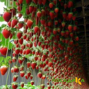 Клубника ампельная Анастасия купить по цене от 370р. в интернет-магазине «Посадика» с доставкой почтой в в Первоуральске и по всей России – [изображение №1].